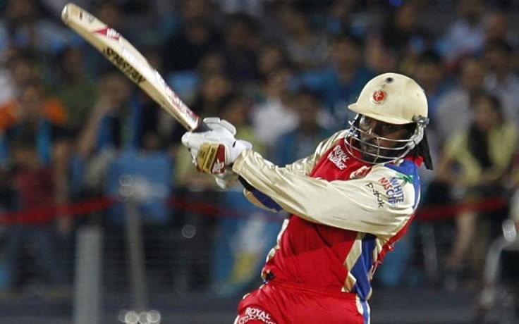 When Chris Gayle Out at his 4th ball