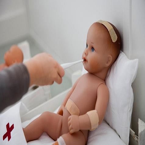 weird hospital for dolls