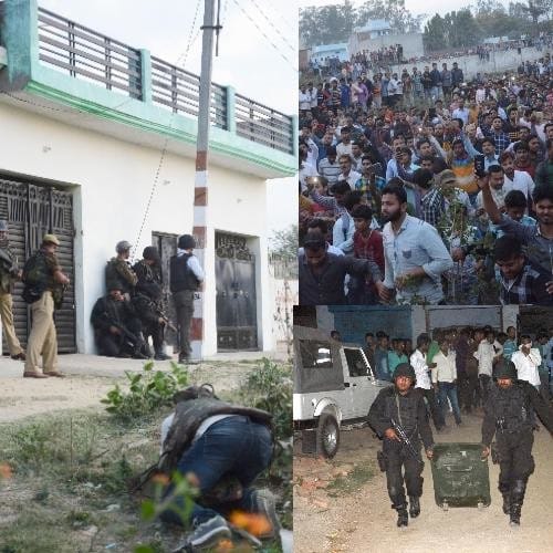 terrorist in a home in lucknow.