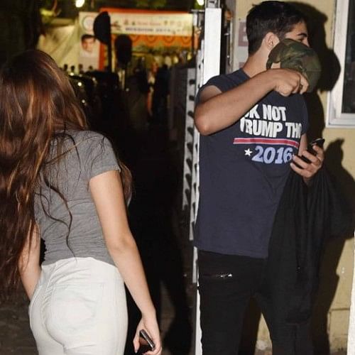 Akshay Kumar's son Aarav caught with his girlfriend on a movie date