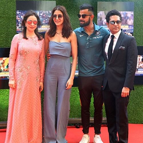 Shah Rukh Khan, Virat Kohli Attend Sachin Tendulkar Biopic 'Sachin: A Billion Dreams' Premiere