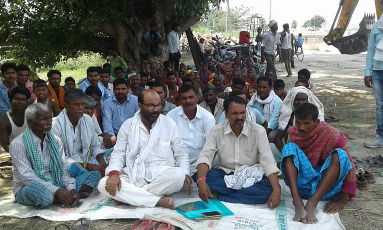 MLA on strike for dam repairing