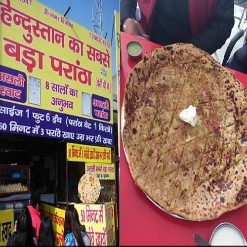 big paratha challenge in india 