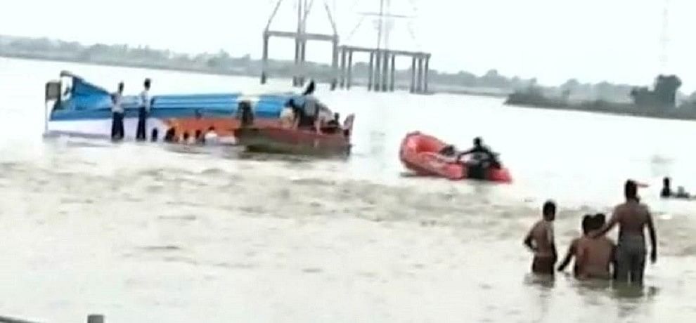 Krishna boat capsize incident 14 bodies recovered so far from Vijayawada