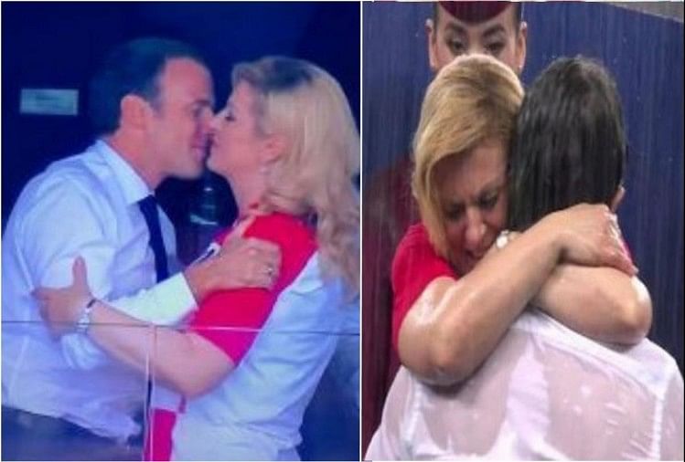 Croatian President Kolinda Grabar Kitarovic Gets Emotional After Her