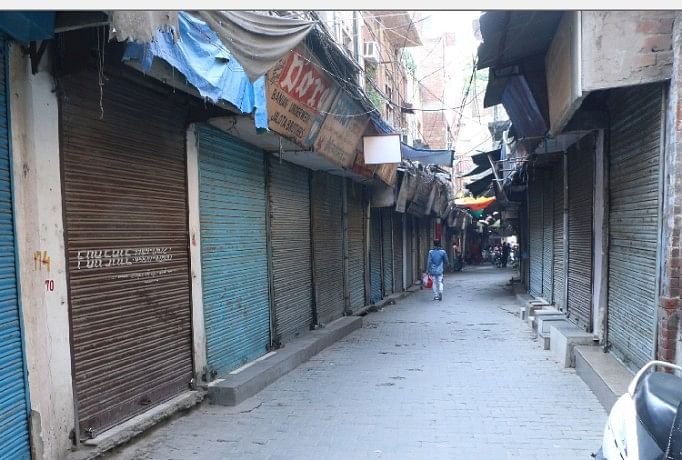 फगवाड़ा में बंद बाजार