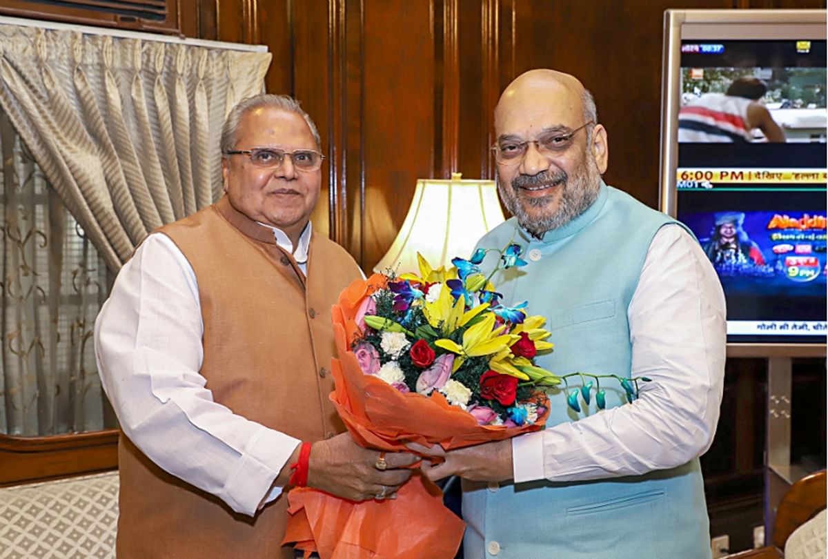 अमित शाह और सत्यपाल मलिक (फाइल फोटो)