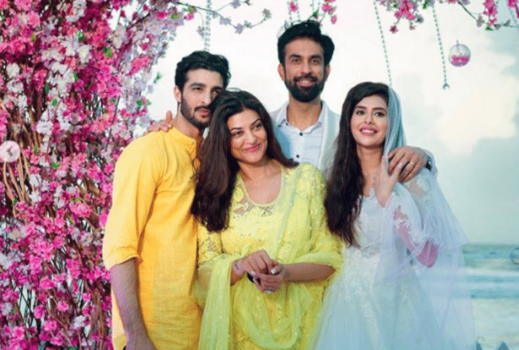 sushmita sen, rohman shawl, rajeev sen, chaaru asopa