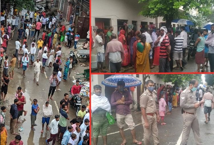 गाजियाबाद में बड़ा हादसा: करंट की चपेट में आने से तीन बच्चों समेत पांच की मौत, एक गंभीर घटनास्थल पर मौजूद पुलिस व स्थानीय लोगों की जुटी भीड़।