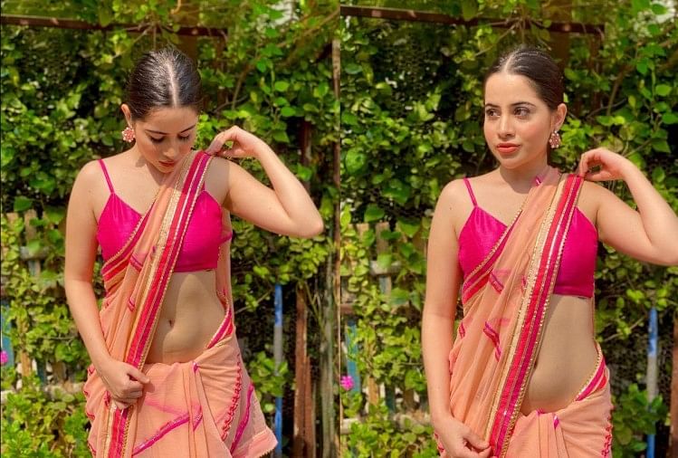 Urfi Javed: उर्फी जावेद के देसी लुक ने उड़ाए फैंस के होश, इंस्टा रील शेयर कर बोलीं- प्यार हो गया उर्फी जावेद
