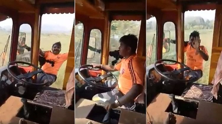 Truck Driver danced and drove the truck people were scared to see him trending video