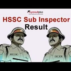 HSSC Sub Inspector Exam Result Declared, Click Here To Check Now