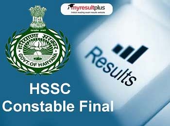 HSSC Male Constable Final Result 2019 Declared, Check the Details