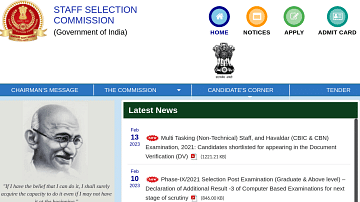 SSC MTS 2022 Registration Date Extended Till February 24, How to Apply Here