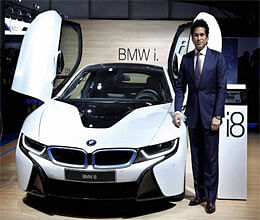 Luxury carmaker BMW unveils 4 cars