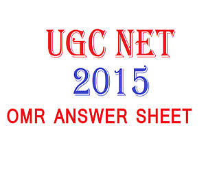 CBSE issues OMR answer sheet for NET June 2015
