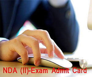 e-Admit Card for NDA (II) Examination 2015 issued