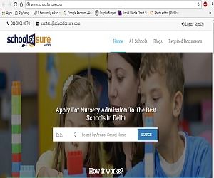 Delhi: Website turns Nursery admission platform for 100+ Schools 