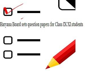 Haryana Board sets question papers for class IX/XI students, exam starts from February 25