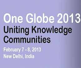 One Globe 2013 conference in Delhi next month