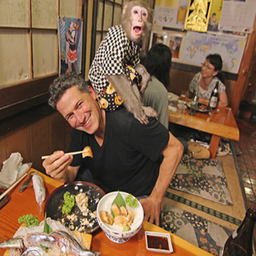 Japan Restaurant With Monkeys As Waiters इस रेस्तरां में बंदर करते