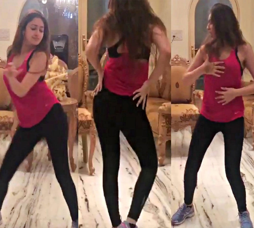 Shivaay Actress Sayesha Saigal Sizzling Hot Dance Video