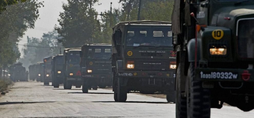 TERRORIST ATTACK ON ARMY CONVOY IN POMPORE