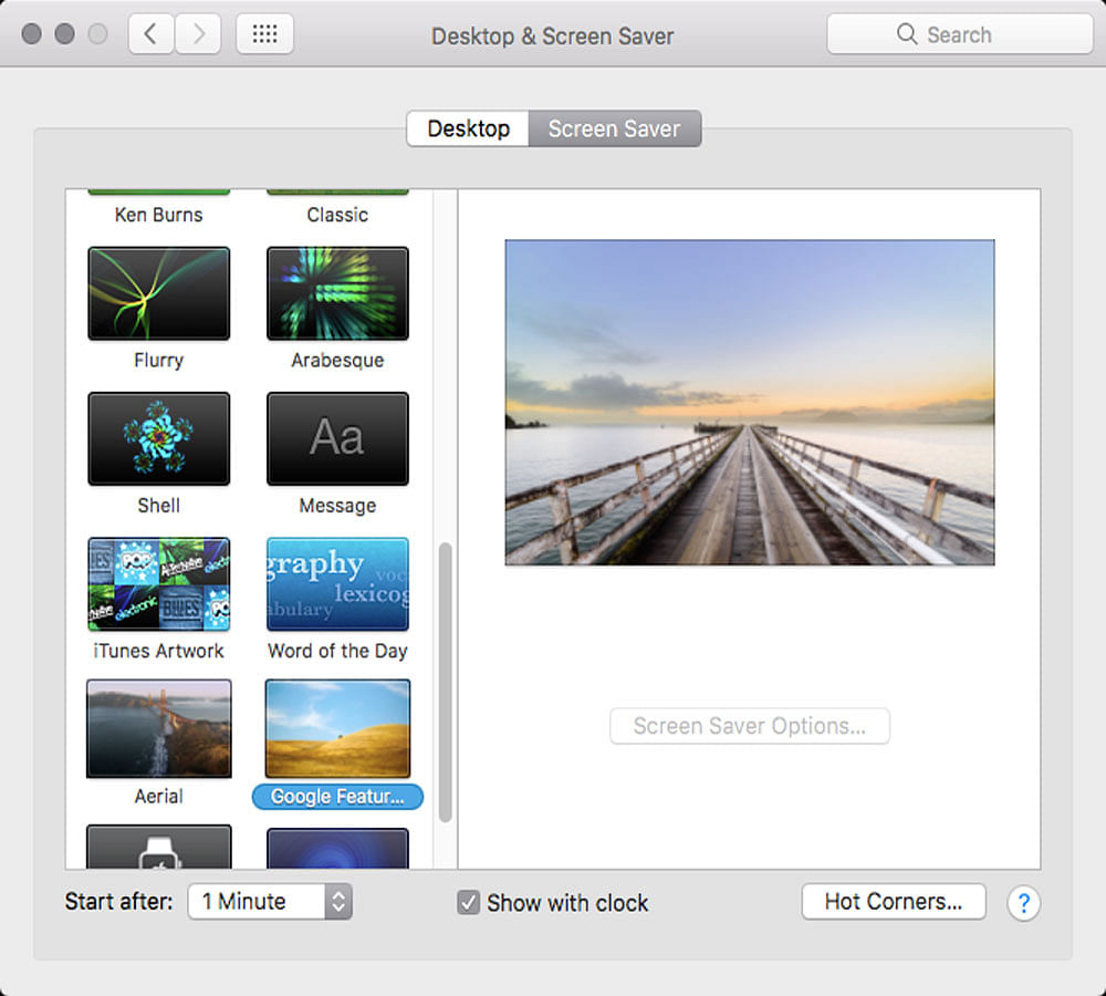 Featured Photos Screensaver For Mac