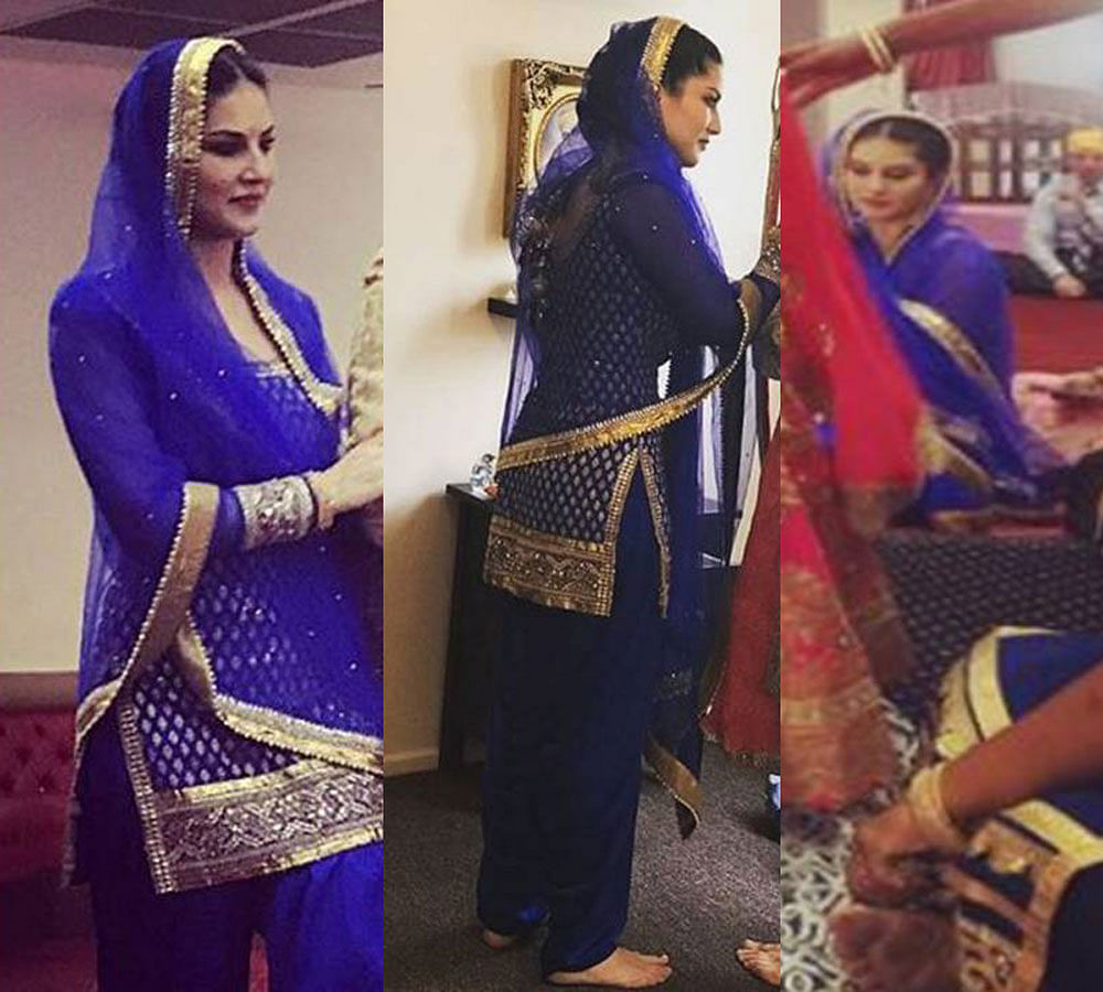 Actress Sunny Leone Turns Into A Punjabi Kudi At Her Brother S Wedding भाई की शादी पर