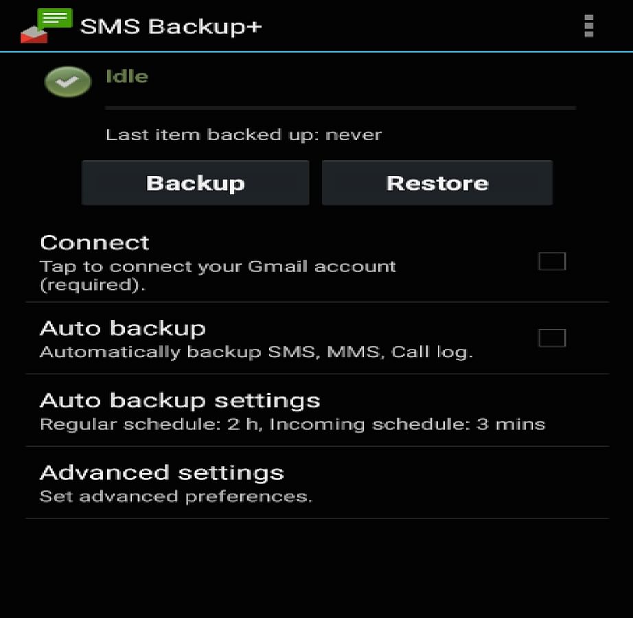 att message backup and sync iphone