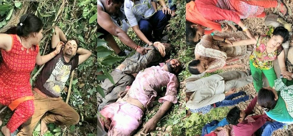 PICS: हिमाचल में खाई में गिरी बस, 10 श्रद्धालुओं की मौत - अमर उजाला