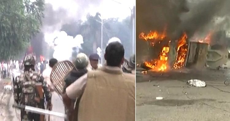 Violence breaks out in Panchkula