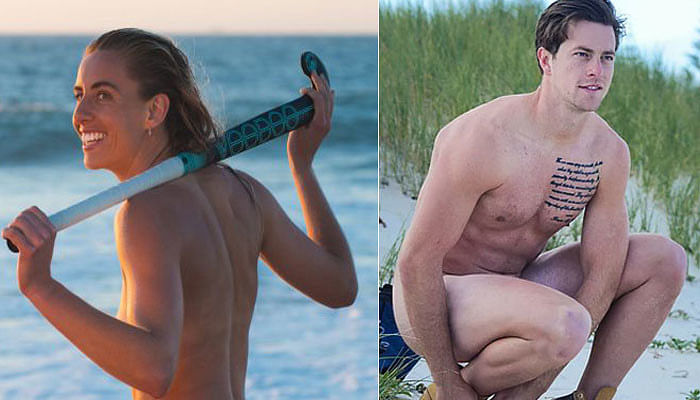 Hockey player, lgbt community, calendar photoshoot, nude photoshoot, austra...
