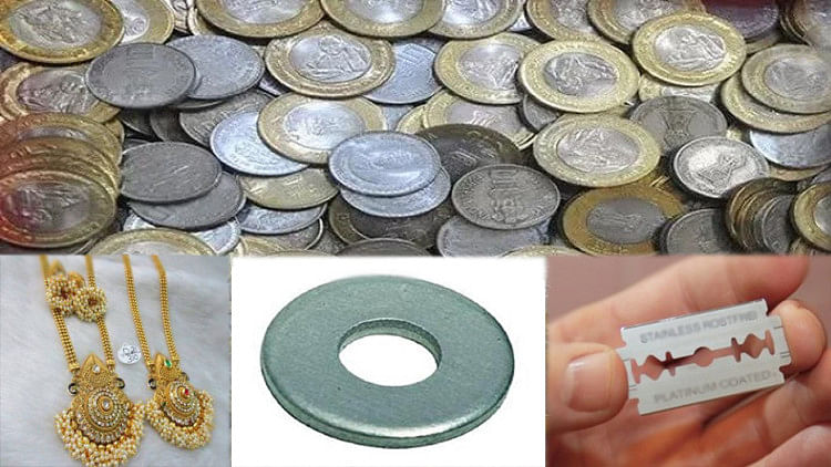 indian coins smuggled