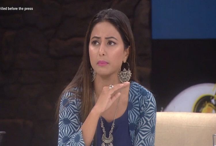 reporters questioned to hina khan about girls power in bigg boss 11