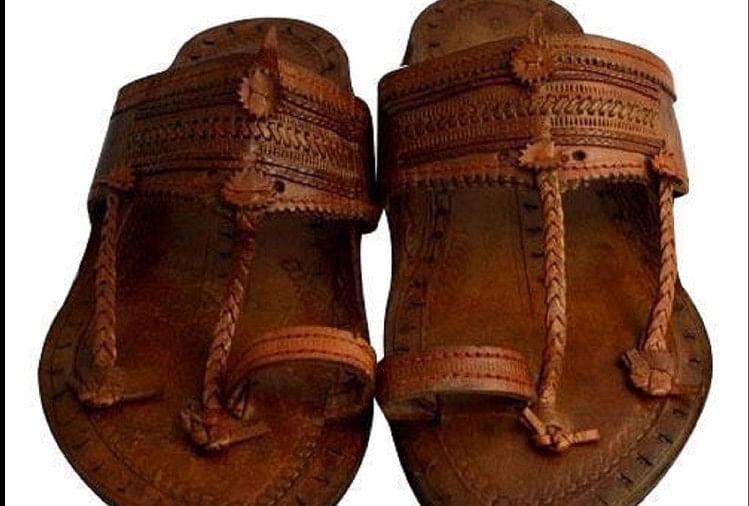 kolhapuri slipper design