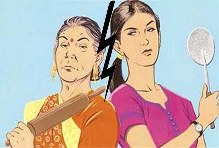 Quarrel Between Mother In Law And Daughter In Law तिल का झगड़ाः सास बहू के बीच आए ससुर जी तो