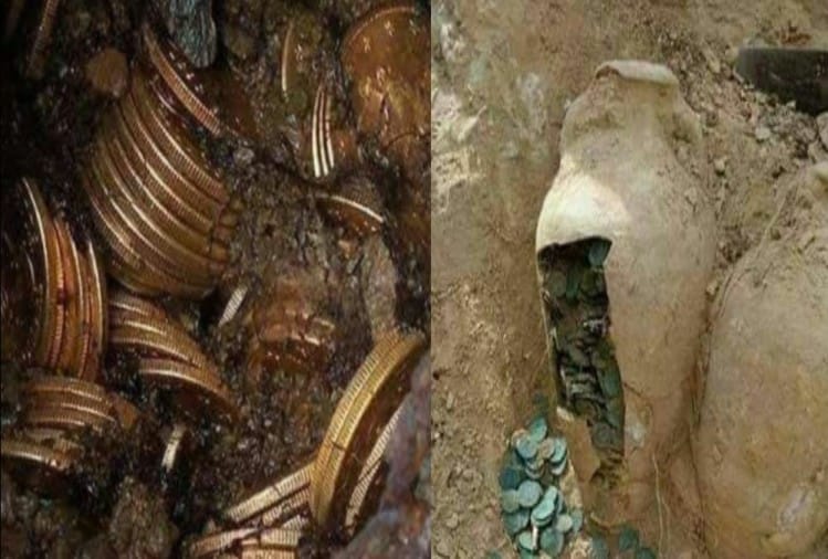 हाईवे पर खुदाई के दौरान निकला सोने ...