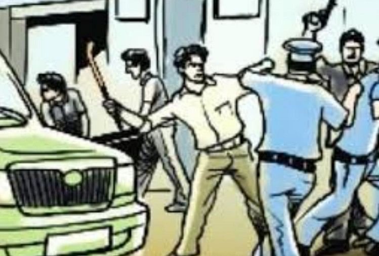 Tim Polisi Delhi Diserang di Sonipat Haryana