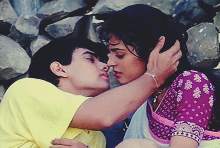 Image result for aamir khan and juhi chawla qayamat se qayamat tak