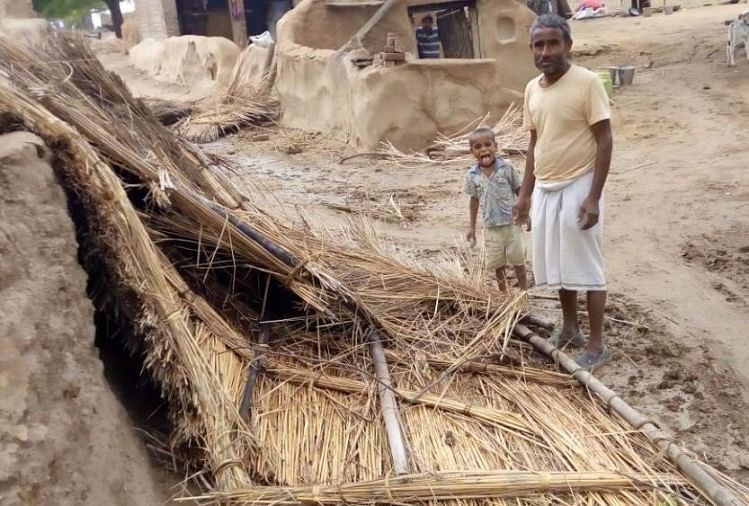 कुदरत का कहरः आगरा में हर तरफ दर्दनाक मंजर, तूफान ने दिए कभी न भरने वाले जख्म अांध्ाी से तबाही