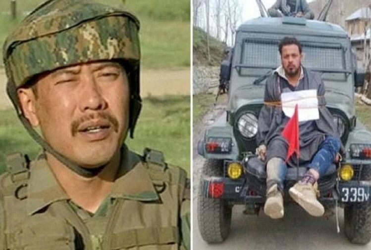 J&K: Major Leetul Gogoi, who tied man to jeep, questioned over girl at hotel