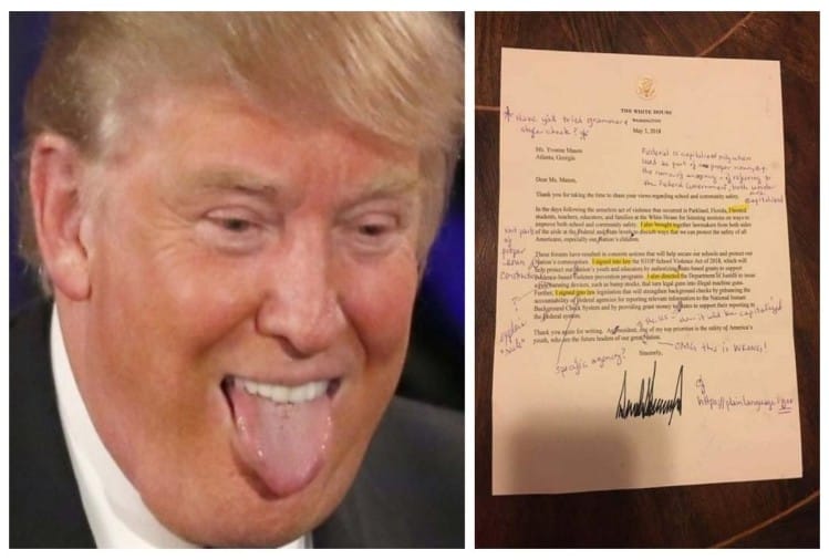 Do You Know Why Us President Donald Trump Letter To School Teacher Is 