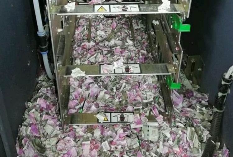 notes worth rupees 12 lakh 38 thousand were found shredded apart into pieces allegedly by miceÂ 