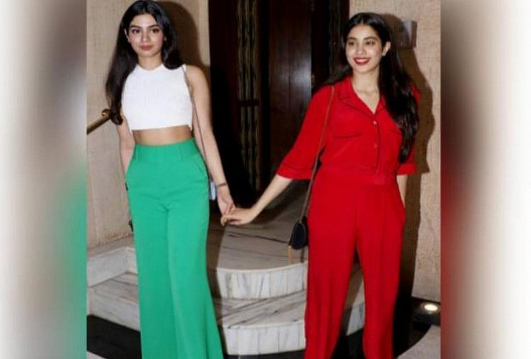 Jahnvi Kapoor and Khushi Kapoor in Manish Maolhotra Fashion Show