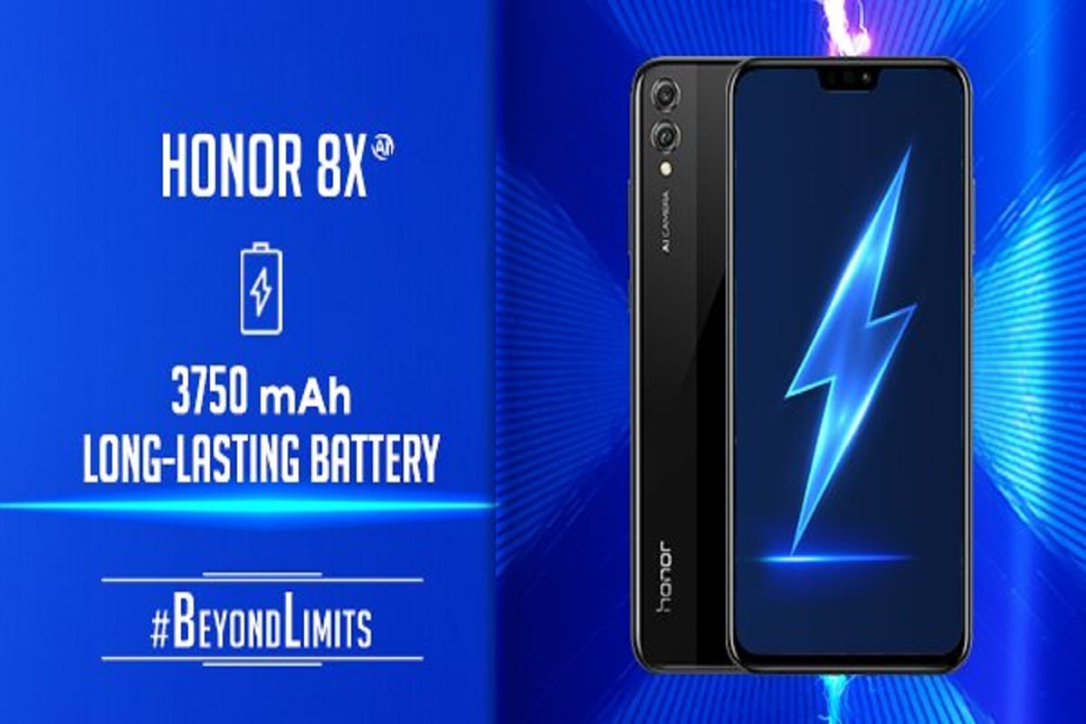 Honor 8X भारत में हुआ लांच, 6GB रैम के साथ मिलेगी 128 जीबी की स्टोरेज
