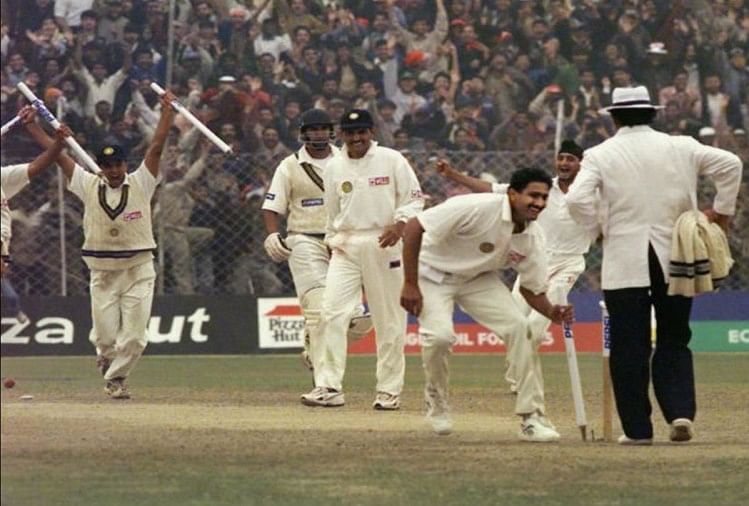 पूरे 10 विकेट लेने के दौरान कुंबले