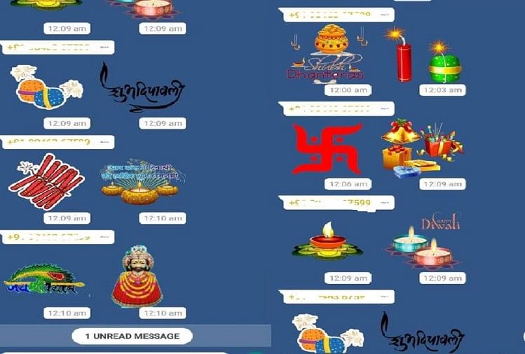 How To Send Diwali Stickers On Whatsapp - Whatsapp