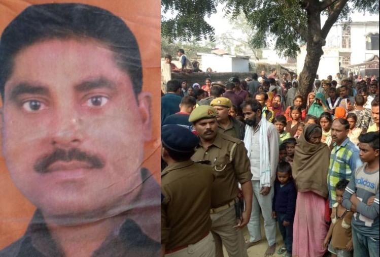 husband of pradhan shot dead in bachharawan raebareli.