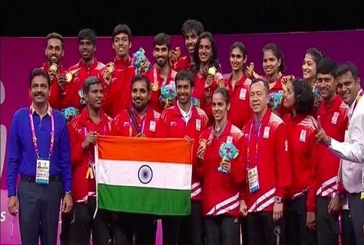 Indian mixed badminton team